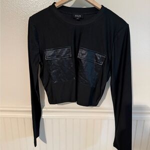 Black Long Sleeve Top